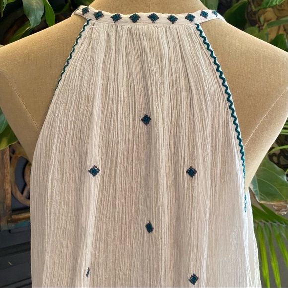 Revolve Raga muslin southwest crossstitch tank top - Picture 9 of 12